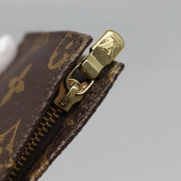 LOUIS VUITTON Monogram Bucket PM Accessory Pouch LV Auth